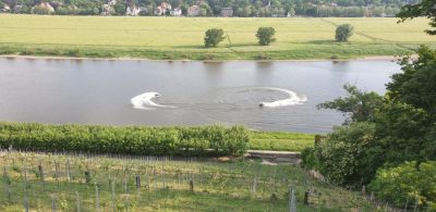 Bewegung auf der Elbe