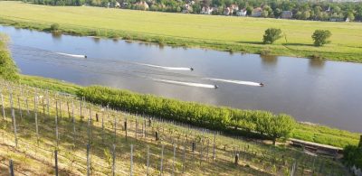 Bewegung auf der Elbe